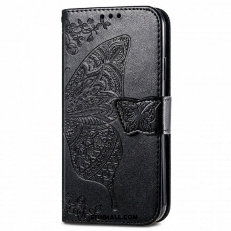 Etui Folio do Oppo A94 5G Pół Motyle