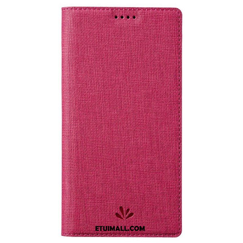 Etui Folio do Oppo Find X5 Pro Vili Tekstura Tkaniny