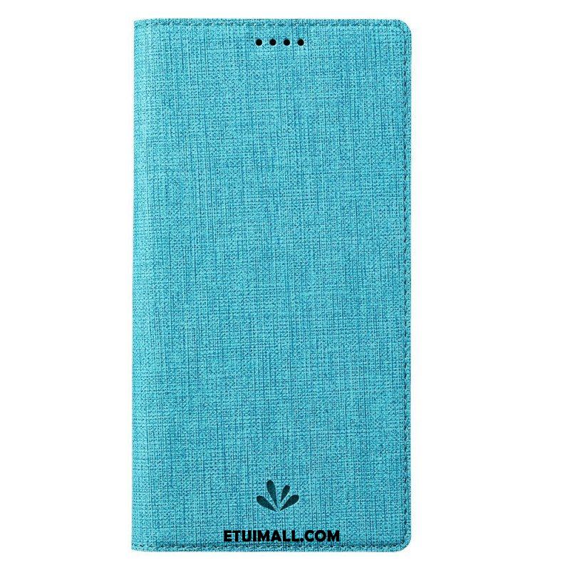 Etui Folio do Oppo Find X5 Pro Vili Tekstura Tkaniny