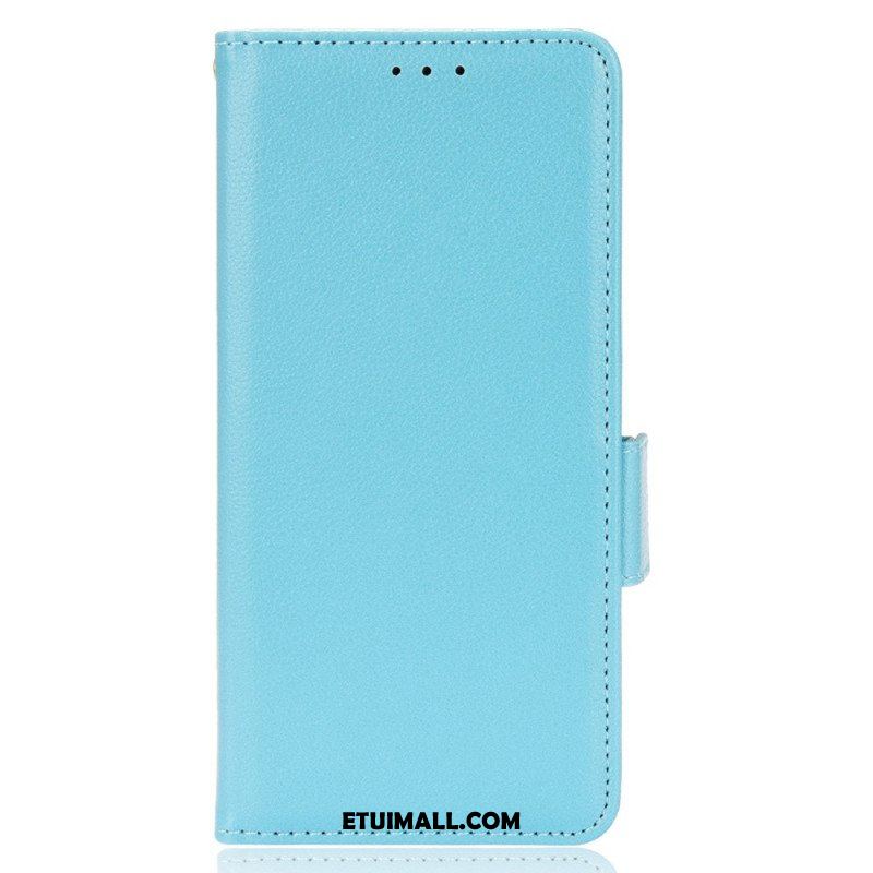 Etui Folio do Oppo Reno 6 Pro 5G Wielofunkcyjne Tekstury Liczi
