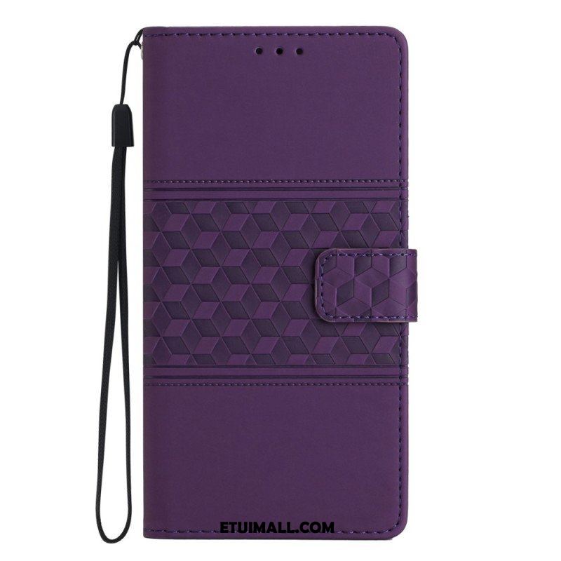Etui Folio do Oppo Reno 8 Kostki 3d