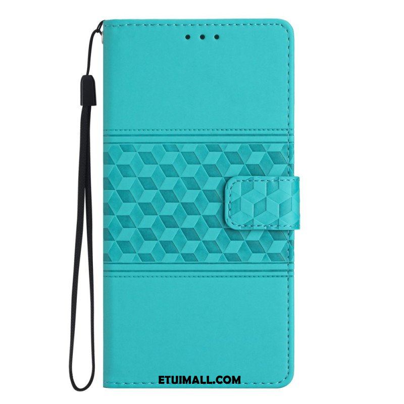 Etui Folio do Oppo Reno 8 Kostki 3d