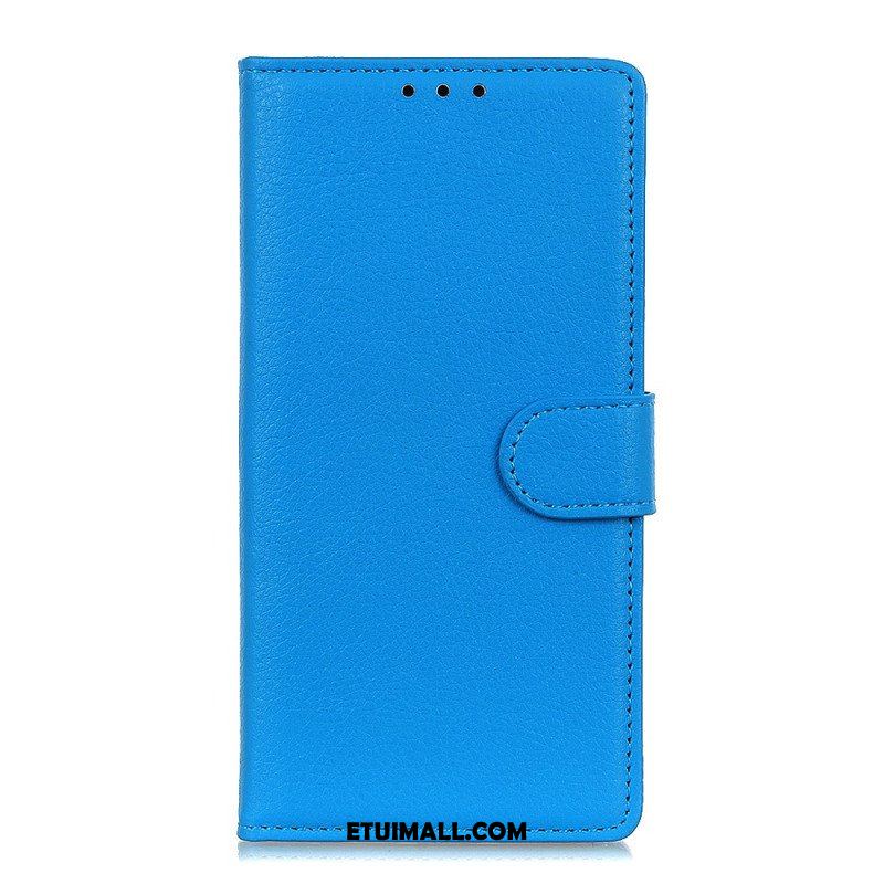 Etui Folio do Oppo Reno 8 Lite Tradycyjny Styl Skóry Liczi