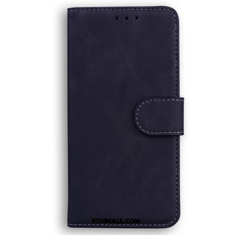 Etui Folio do Oppo Reno 8 Pro Skórzany Efekt Couture