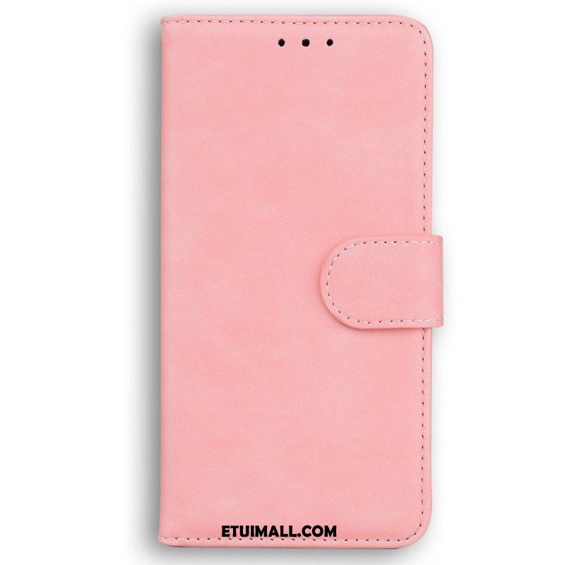 Etui Folio do Oppo Reno 8 Skórzany Efekt Couture