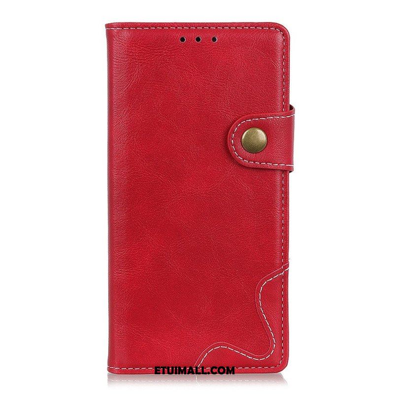 Etui Folio do Poco F4 Fantazyjne Szwy