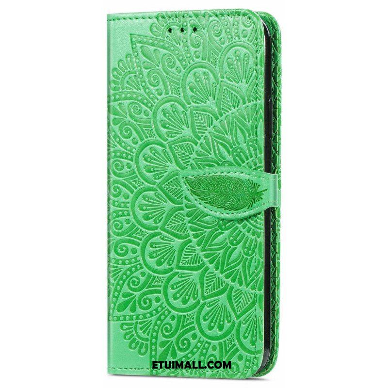 Etui Folio do Poco M4 Pro 5G Plemienne Liście