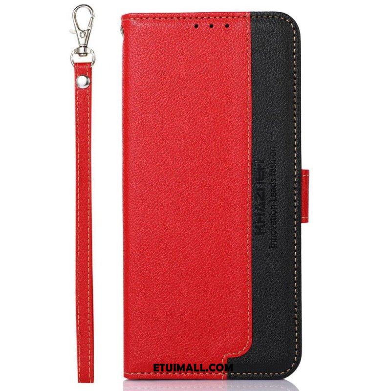 Etui Folio do Poco M5 Rfid Khazneh W Stylu Liczi