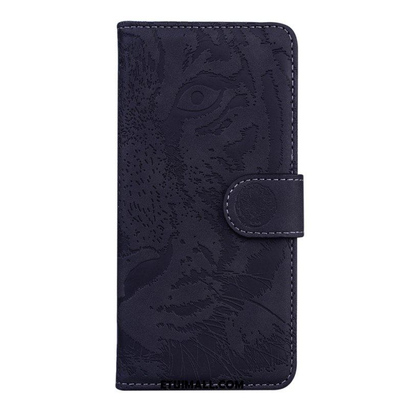 Etui Folio do Poco X4 Pro 5G Nadruk Tygrysa