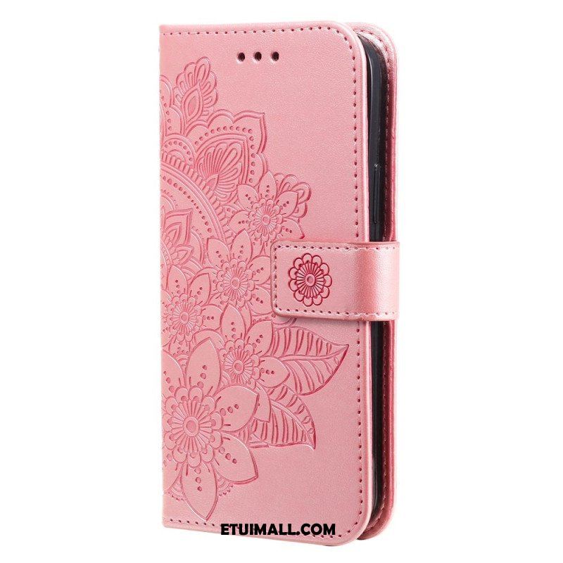 Etui Folio do Poco X4 Pro 5G z Łańcuch Paskowata Mandala