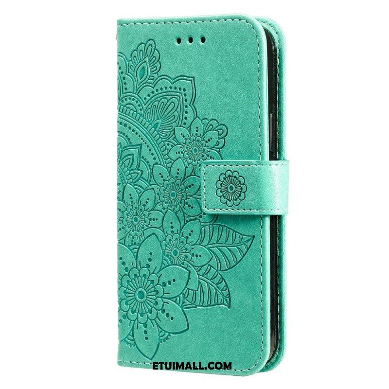 Etui Folio do Poco X4 Pro 5G z Łańcuch Paskowata Mandala