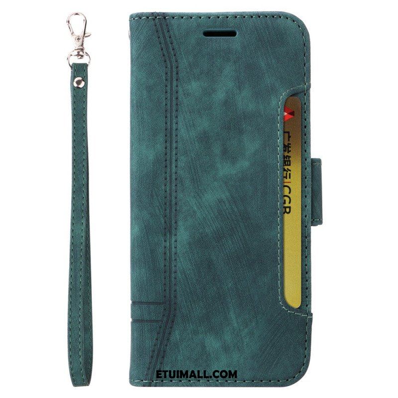 Etui Folio do Poco X5 5G Betopnice Przednie Etui Na Karty