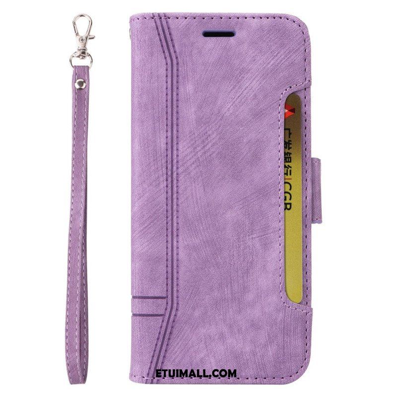 Etui Folio do Poco X5 5G Betopnice Przednie Etui Na Karty