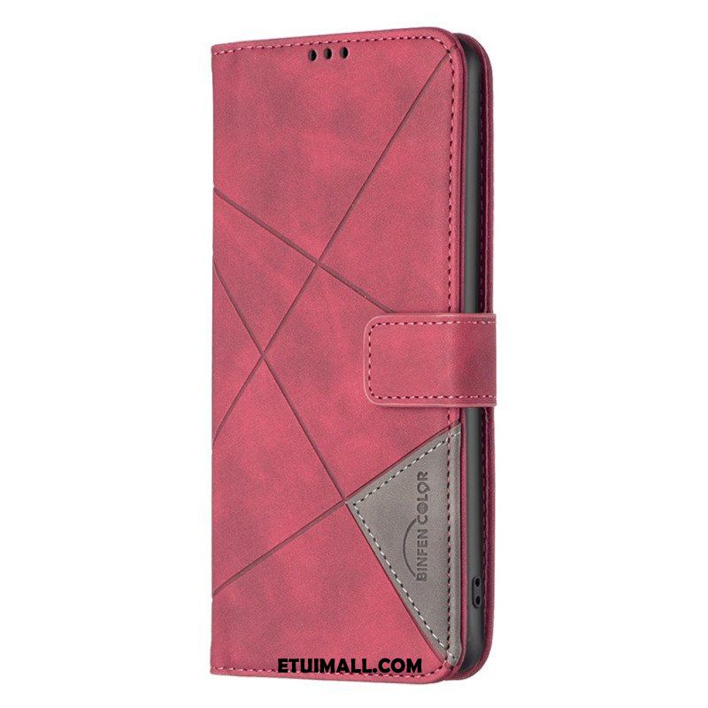 Etui Folio do Poco X5 5G Binfen Kolor Diamenty