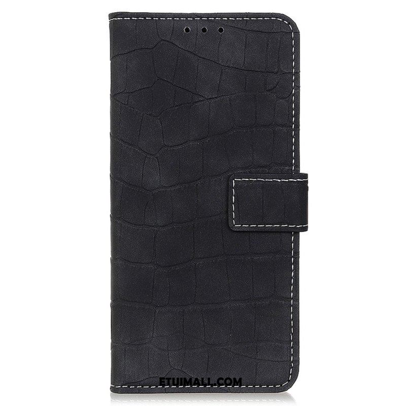 Etui Folio do Poco X5 5G Moc Krokodyla