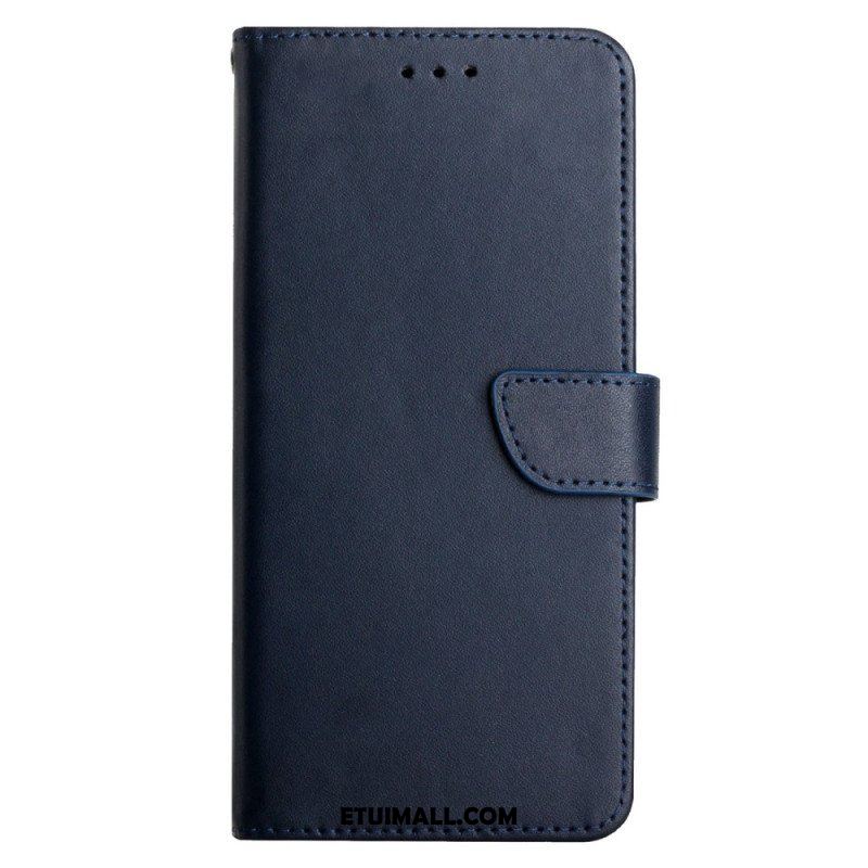 Etui Folio do Poco X5 5G Prawdziwa Skóra Nappa