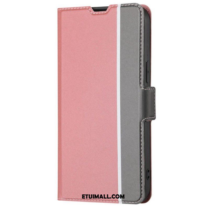 Etui Folio do Poco X5 5G Ultra Cienki Dwukolorowy