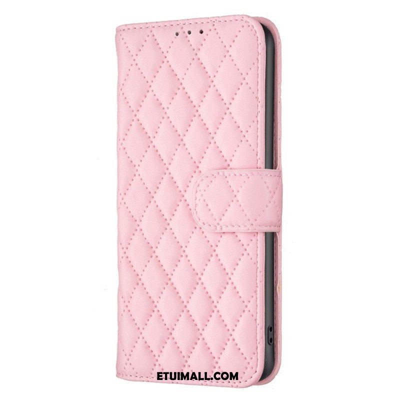 Etui Folio do Poco X5 Pro 5G Pikowany Binfen Kolor