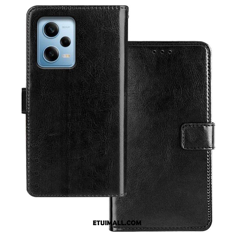 Etui Folio do Poco X5 Pro 5G Skórzany Styl Idewei