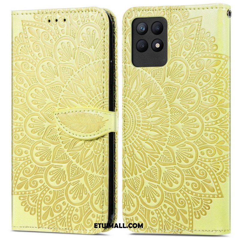 Etui Folio do Realme 8i Plemienne Liście