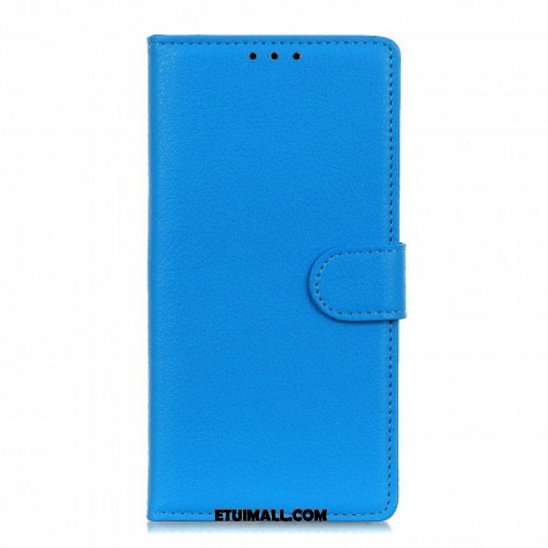 Etui Folio do Realme C21 Tradycyjna Sztuczna Skóra