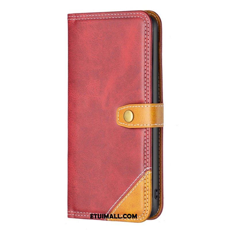 Etui Folio do Realme C35 Dwukolorowy Kolor Binfen