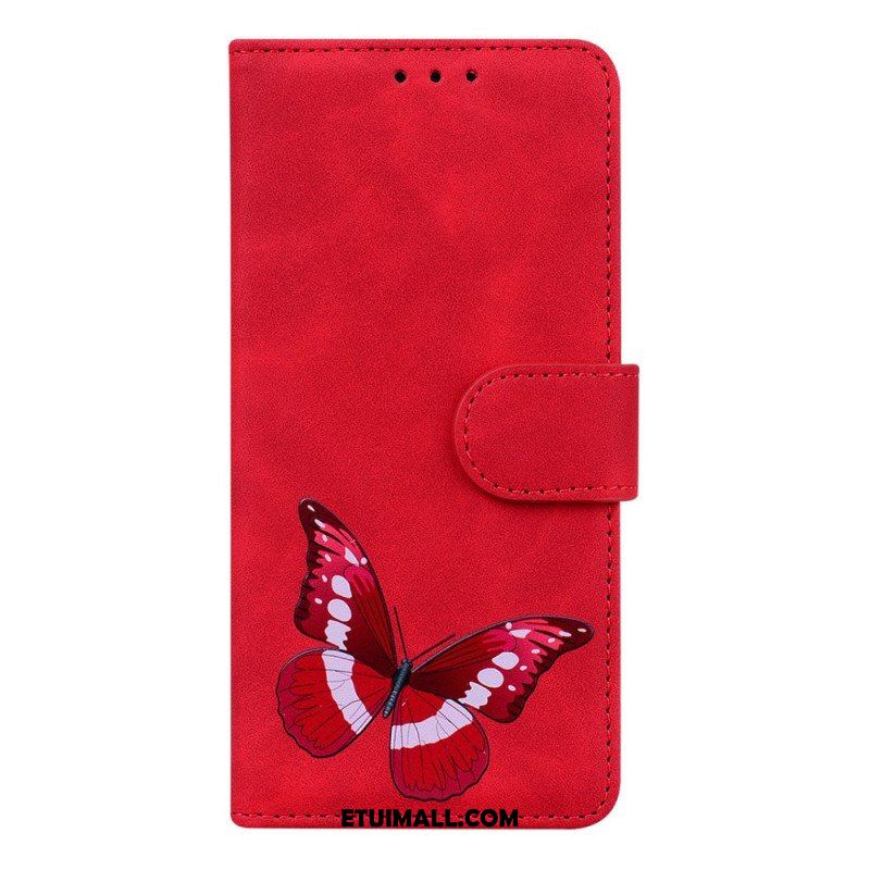 Etui Folio do Realme GT Neo 3 Wzór Motyla