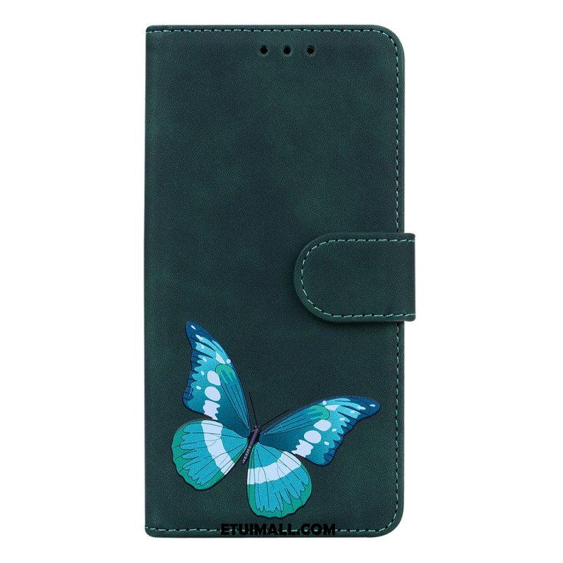 Etui Folio do Realme GT Neo 3 Wzór Motyla