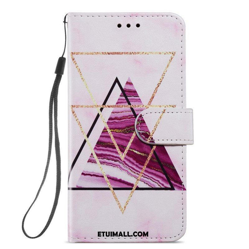 Etui Folio do Samsung Galaxy A13 5G / A04s Intensywny Marmur