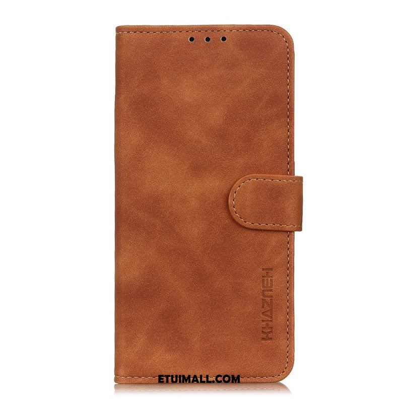 Etui Folio do Samsung Galaxy A13 5G / A04s Khazneh Efekt Skóry W Stylu Vintage