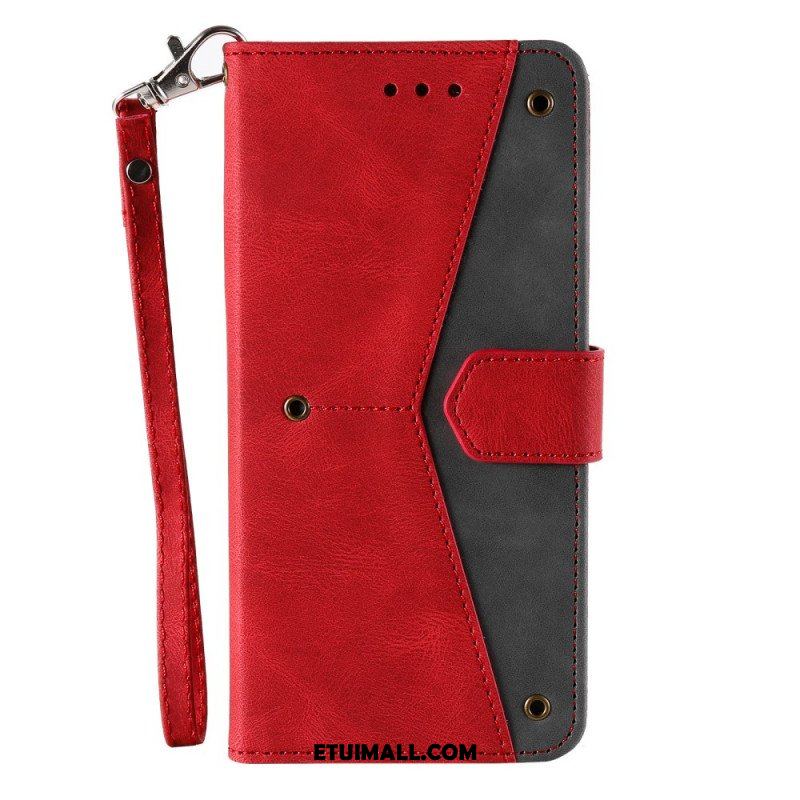 Etui Folio do Samsung Galaxy A13 5G / A04s Szwy W Dotyku