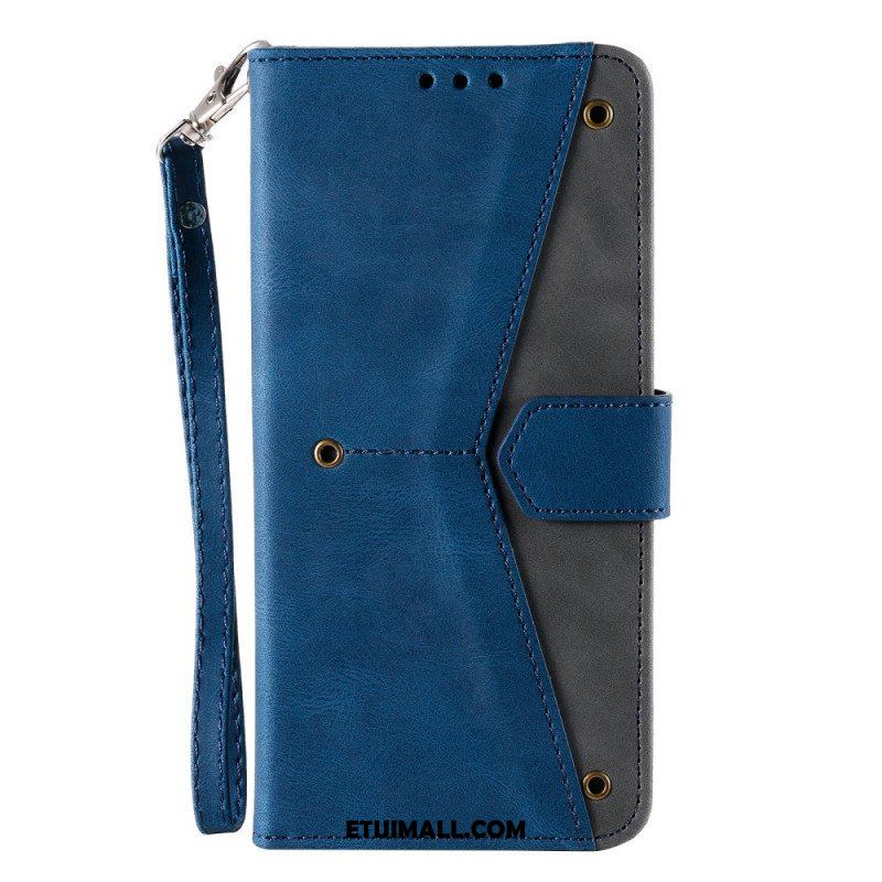 Etui Folio do Samsung Galaxy A13 5G / A04s Szwy W Dotyku