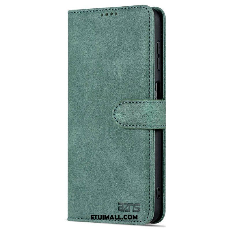 Etui Folio do Samsung Galaxy A13 z Łańcuch Paski W Stylu Vintage Azns