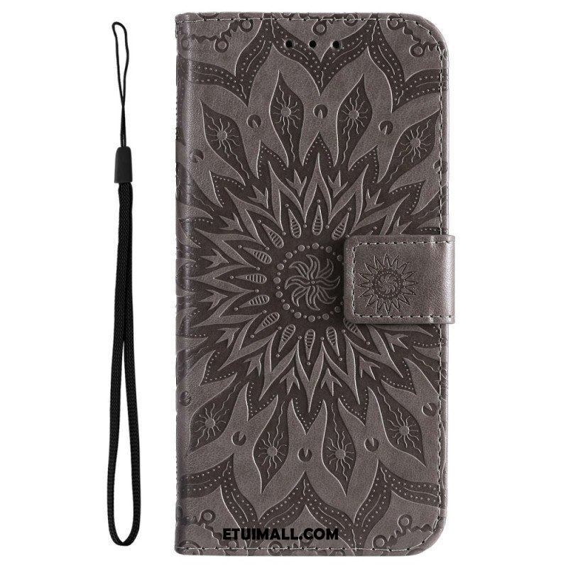 Etui Folio do Samsung Galaxy A14 / A14 5G Mandala Sun Ze Smyczą