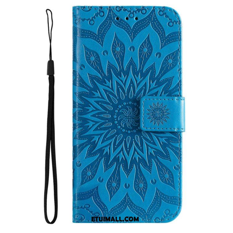 Etui Folio do Samsung Galaxy A14 / A14 5G Mandala Sun Ze Smyczą