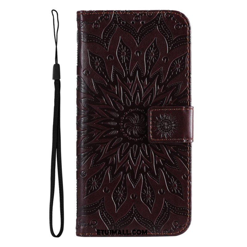 Etui Folio do Samsung Galaxy A14 / A14 5G Mandala Sun Ze Smyczą