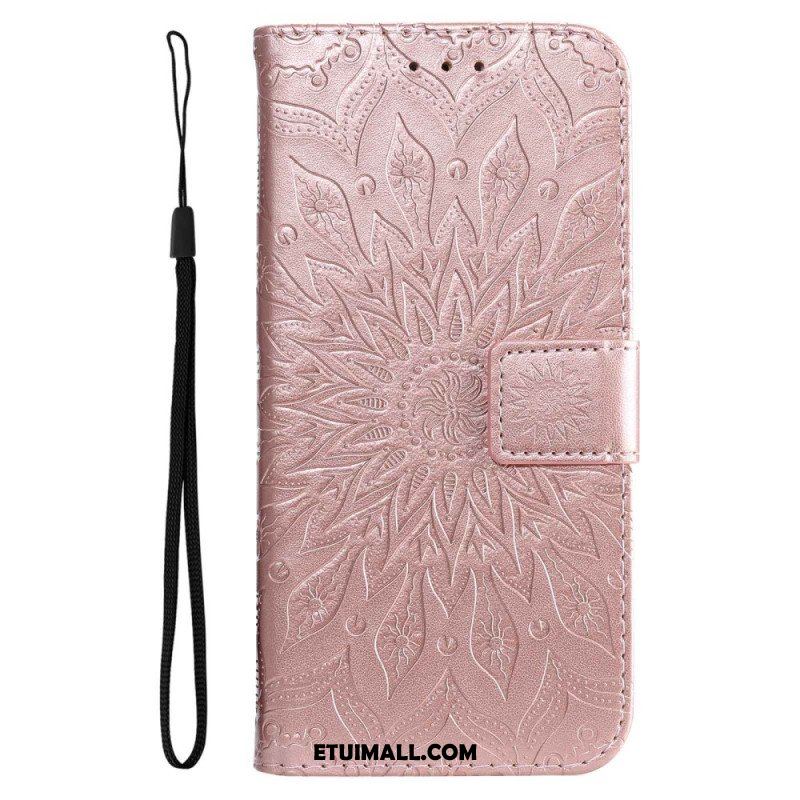 Etui Folio do Samsung Galaxy A14 / A14 5G Mandala Sun Ze Smyczą
