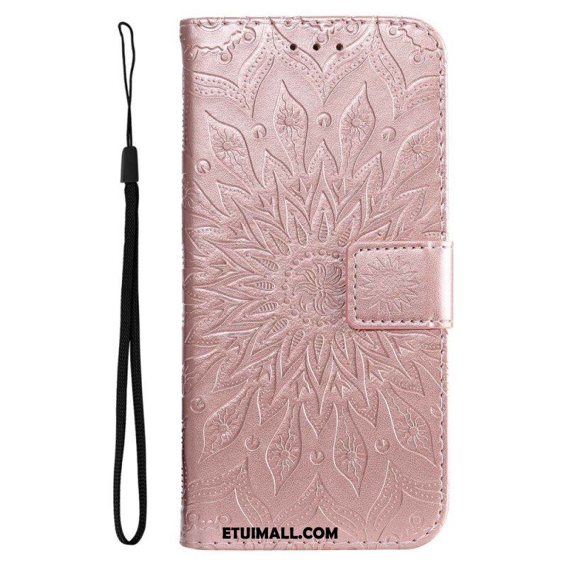 Etui Folio do Samsung Galaxy A14 / A14 5G Mandala Sun Ze Smyczą