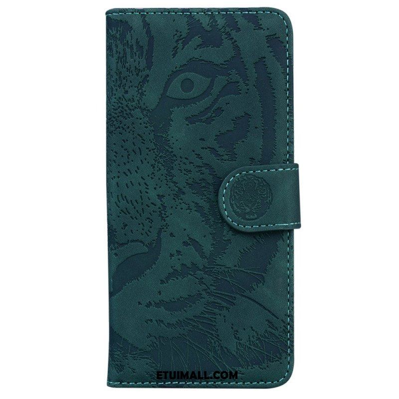 Etui Folio do Samsung Galaxy A14 / A14 5G Nadruk Tygrysa