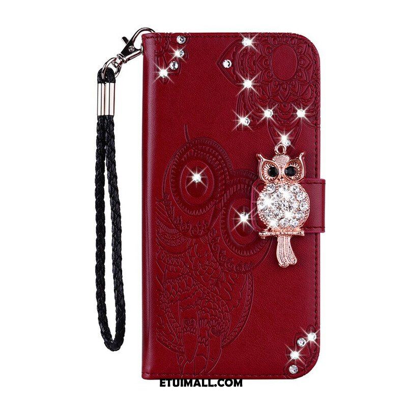 Etui Folio do Samsung Galaxy A42 5G Sowa Mandala I Urok