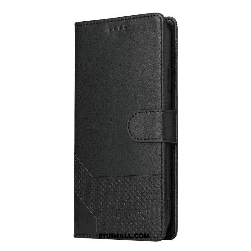 Etui Folio do Samsung Galaxy M12 / A12 Efekt Skóry Gq.utrobe