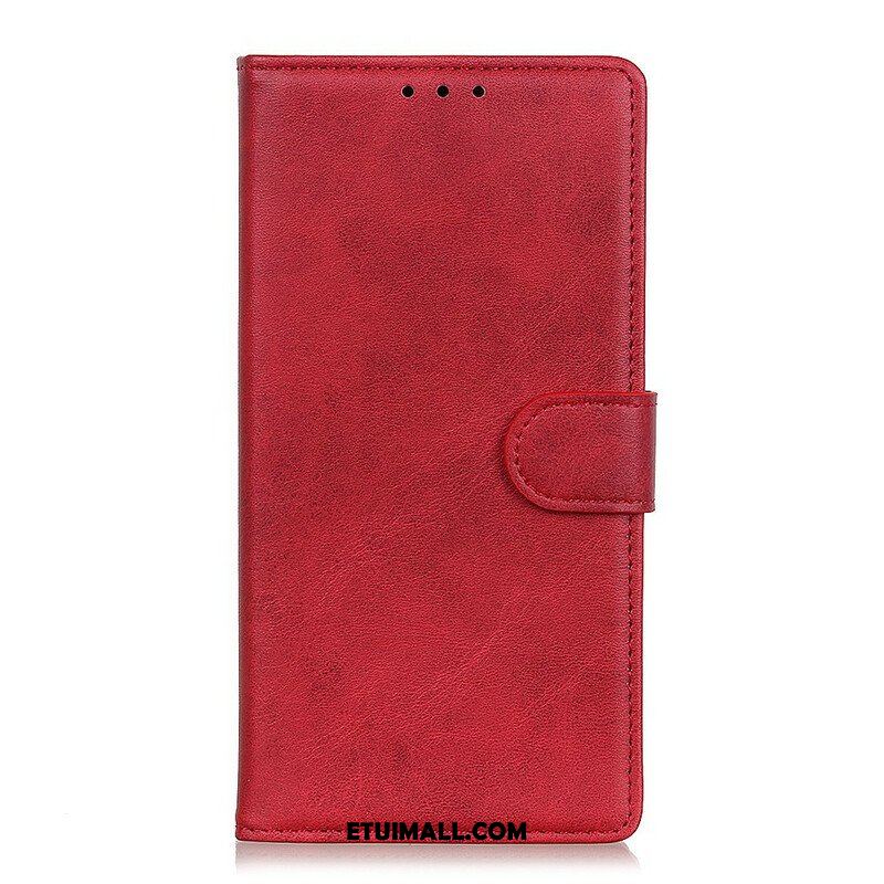 Etui Folio do Samsung Galaxy M12 / A12 Retro Matowy Efekt Skóry