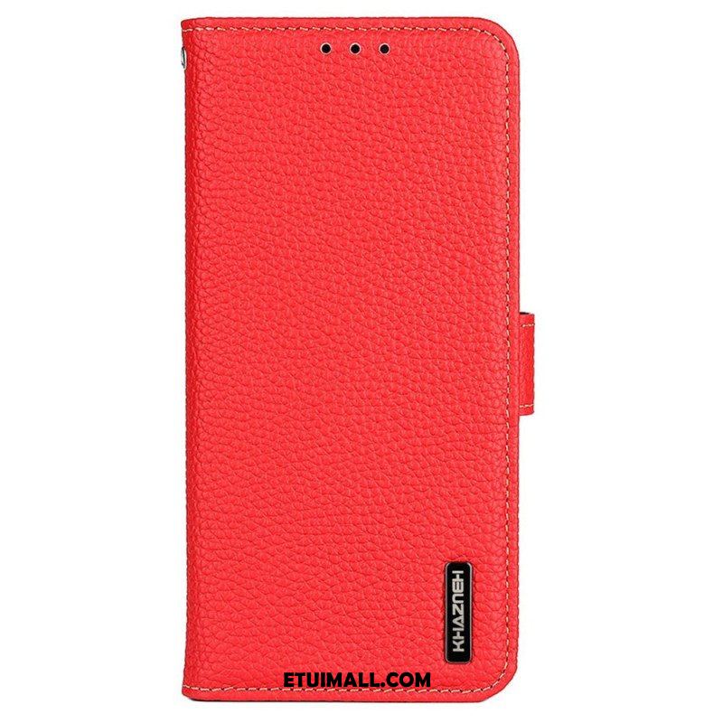 Etui Folio do Samsung Galaxy M13 Khazneh Skóra Liczi