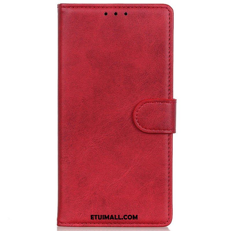 Etui Folio do Samsung Galaxy M13 Matowa Sztuczna Skóra