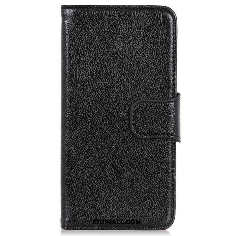 Etui Folio do Samsung Galaxy M13 Prawdziwa Skóra Nappa