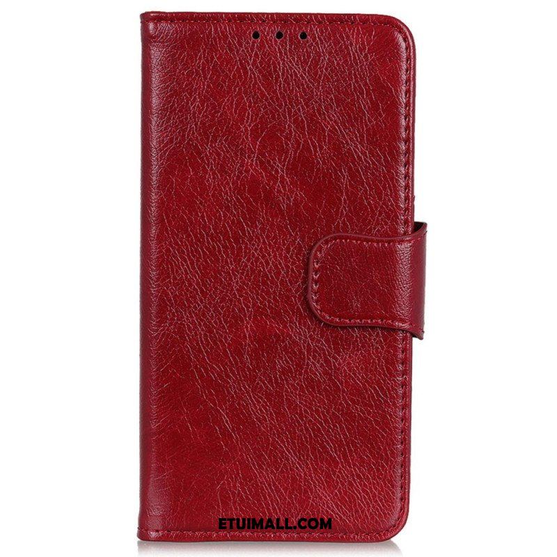 Etui Folio do Samsung Galaxy M13 Prawdziwa Skóra Nappa