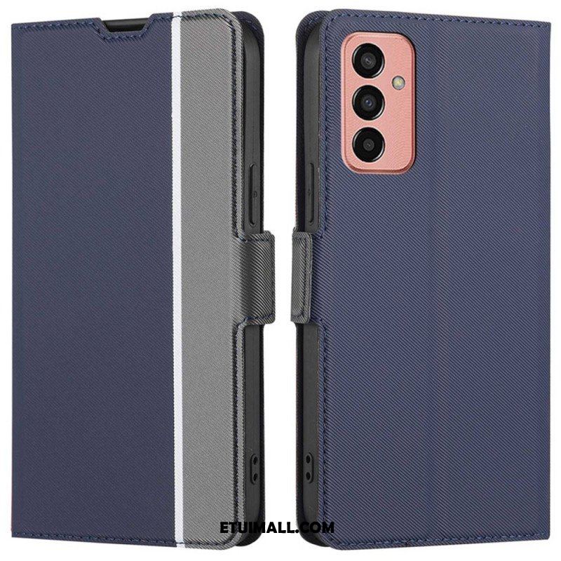 Etui Folio do Samsung Galaxy M13 Ultra Cienki Dwukolorowy