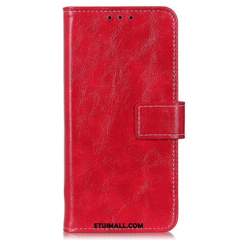 Etui Folio do Samsung Galaxy M23 5G Błyszcząca Sztuczna Skóra