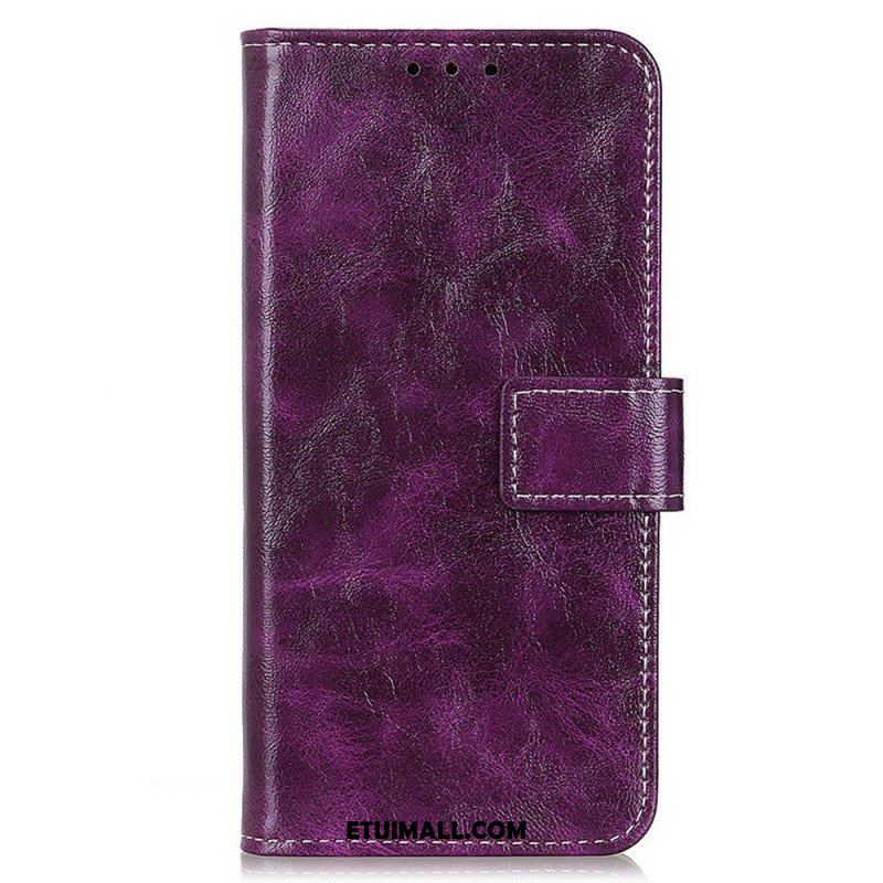 Etui Folio do Samsung Galaxy M23 5G Błyszcząca Sztuczna Skóra