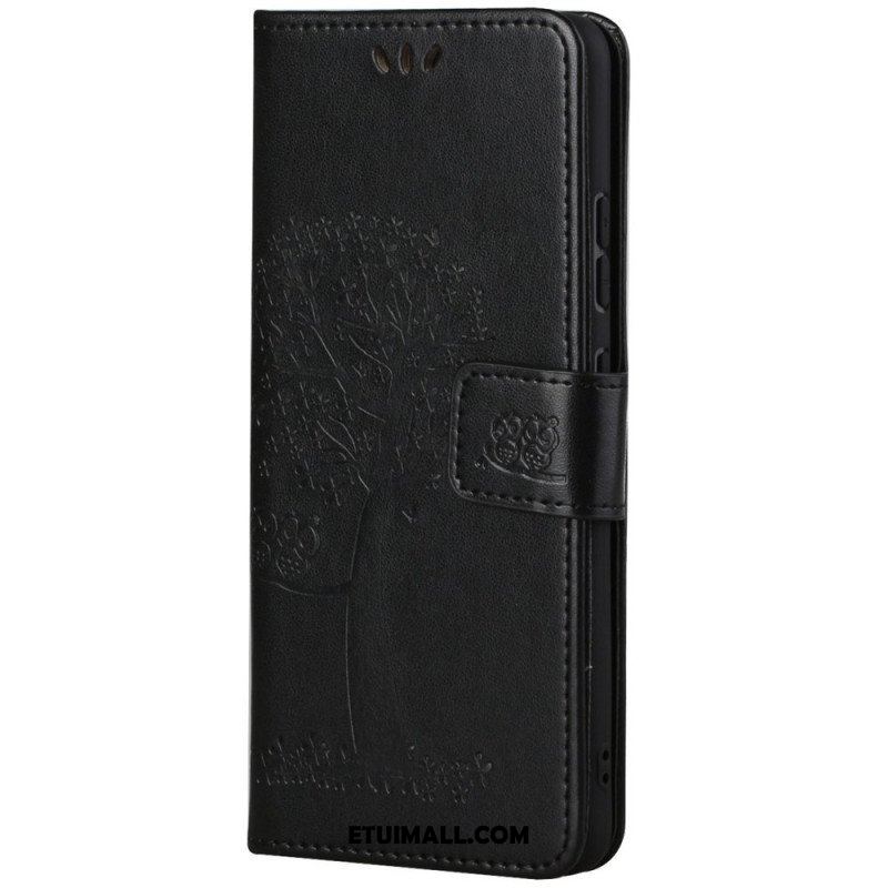 Etui Folio do Samsung Galaxy M23 5G Sowa Drzewo